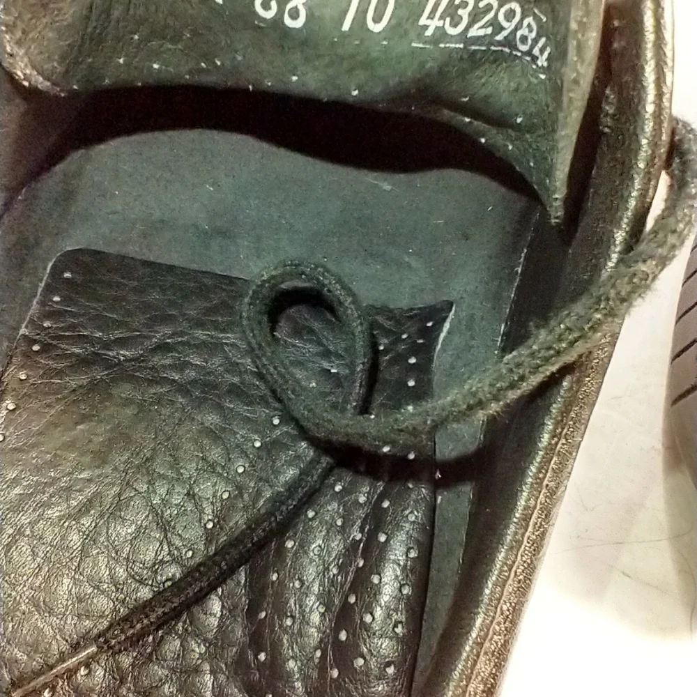 SAS Amigo Black Leather Comfort Laceup Shoes Men's sz 15N.